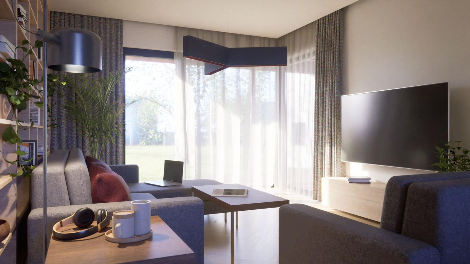 New living space in the house extension