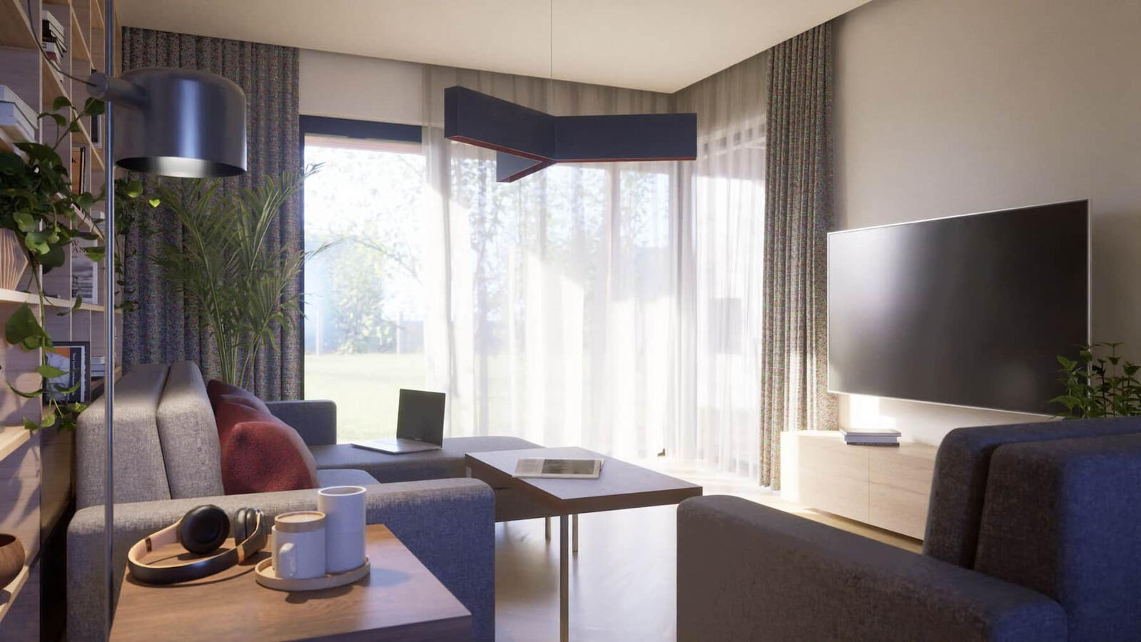 New living space in the house extension