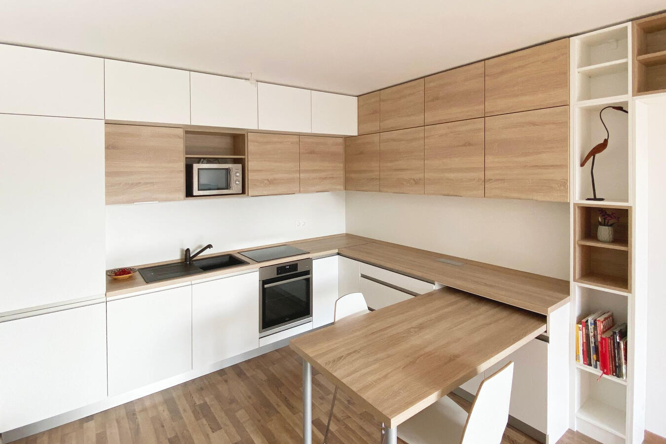 Interior design, including fitted furniture and a kitchen