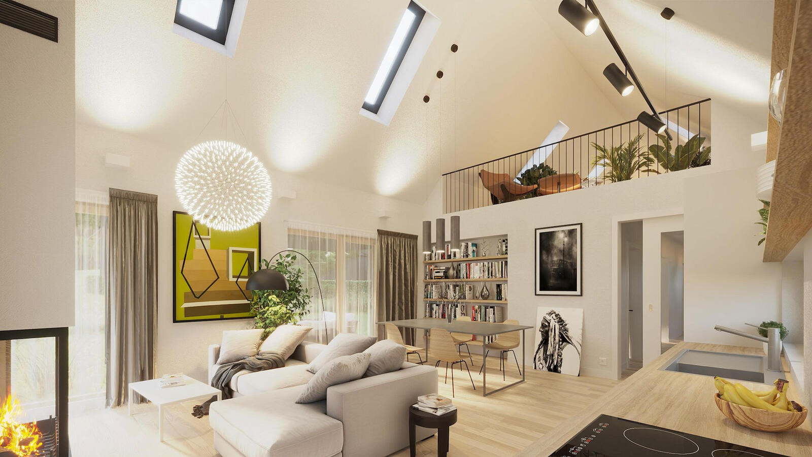 Concept of an open living space